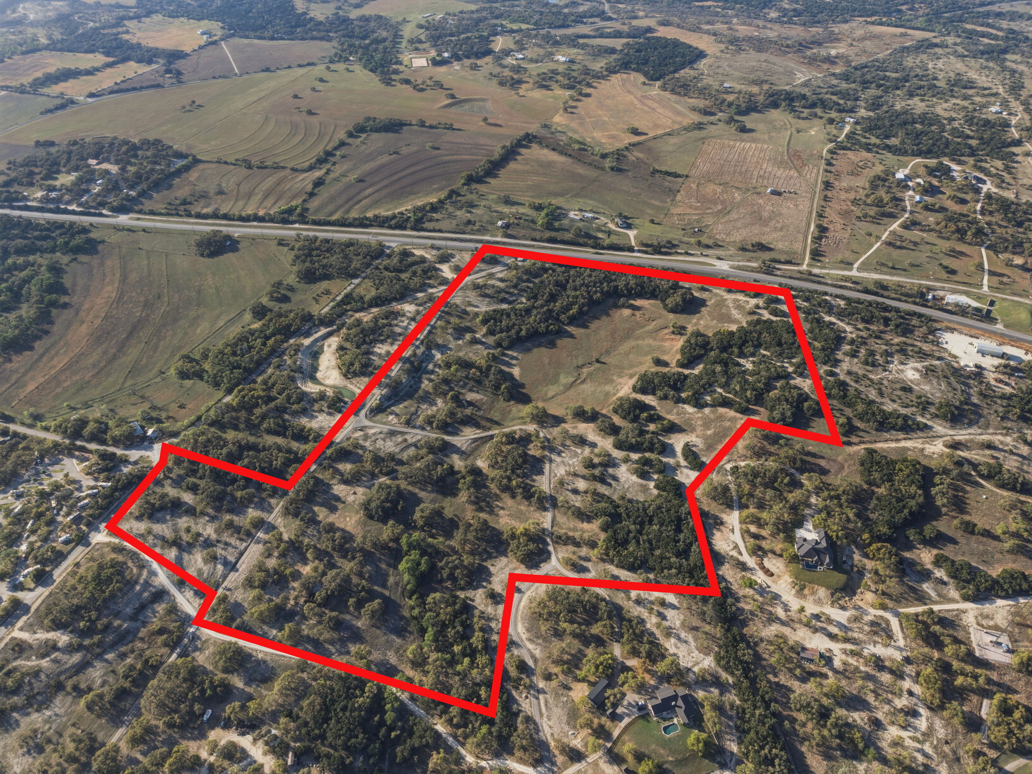 7890 Highway 290 Dripping Springs, TX 78620 - Photo 13 of 33 Map / location featuring property boundaries highlighted