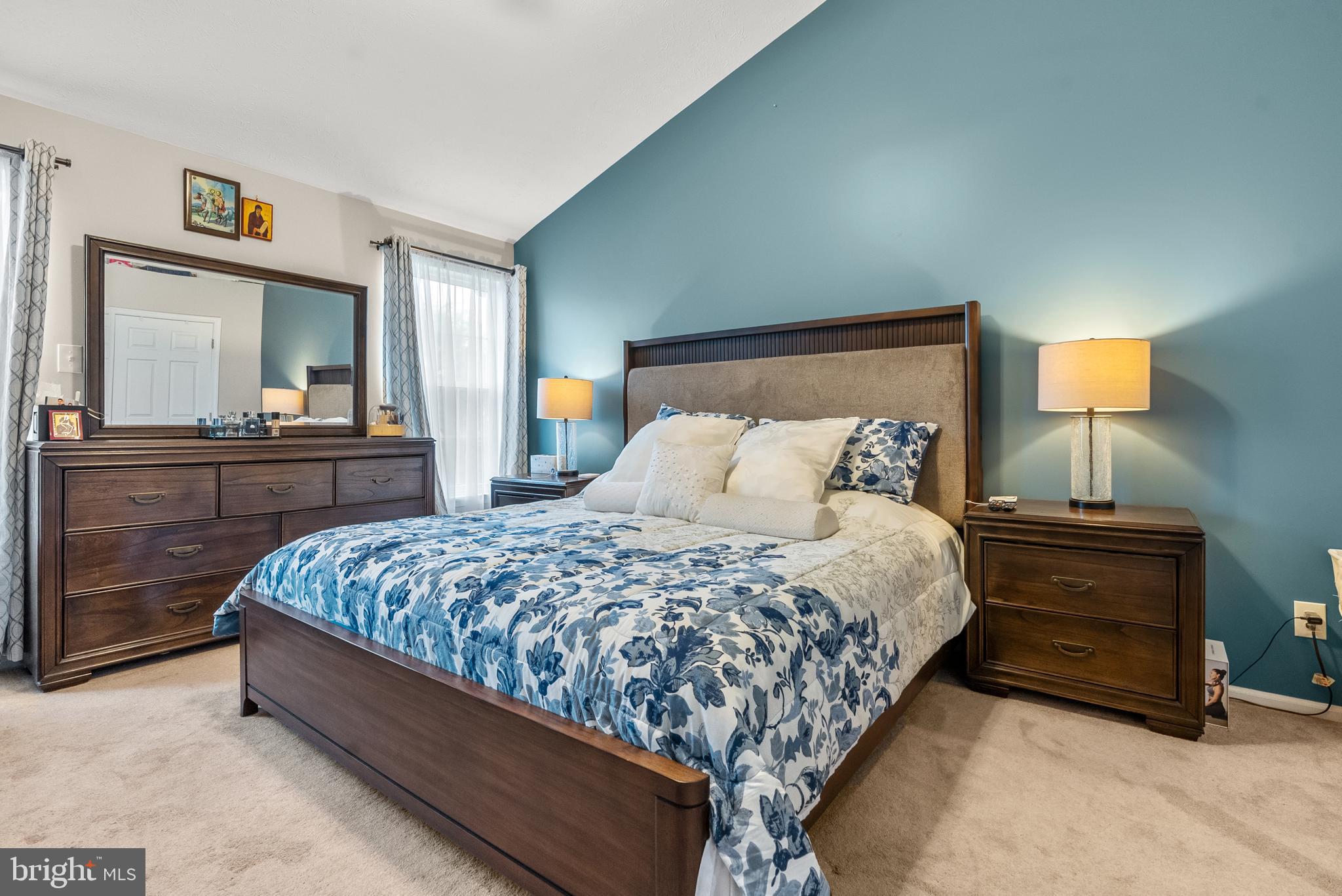 154 Sharpless Boulevard Westampton, NJ 08060 - Photo 15 of 22 a bedroom with a bed and a flat tv screen on dresser