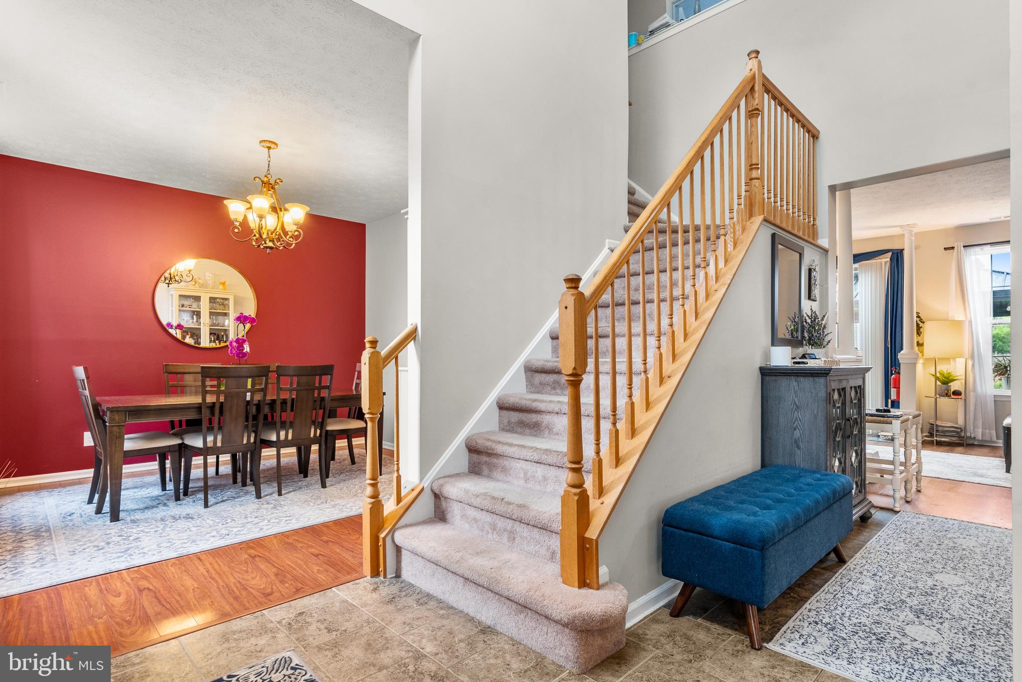 154 Sharpless Boulevard Westampton, NJ 08060 - Photo 10 of 22 a view of dining room and hall with wooden floor