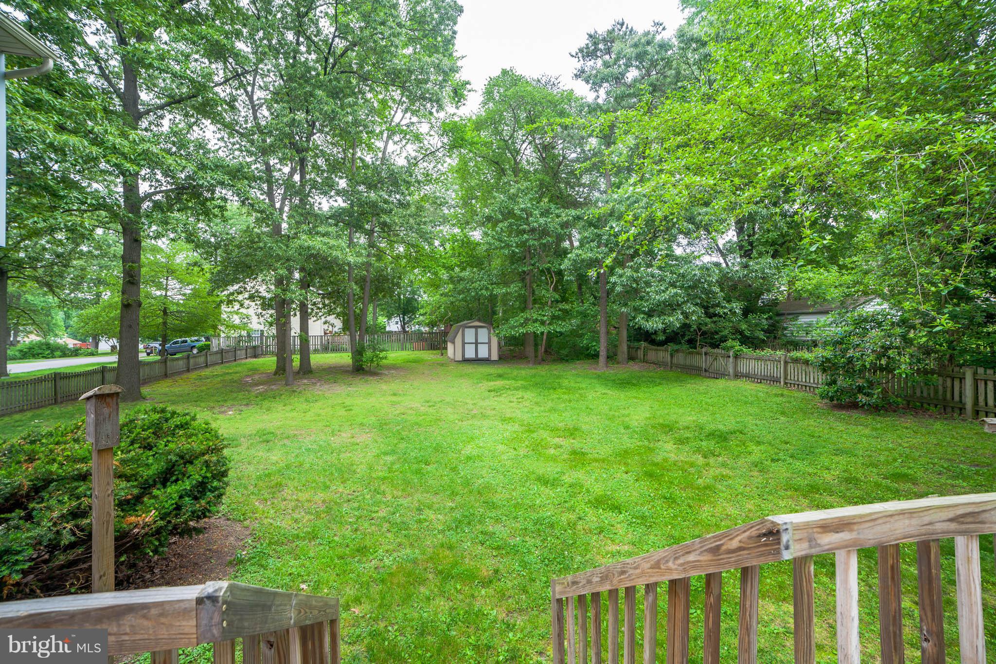 705 Mesquite Road Severn, MD 21144 - Photo 25 of 30 fully fenced rear yard includes storage shed
