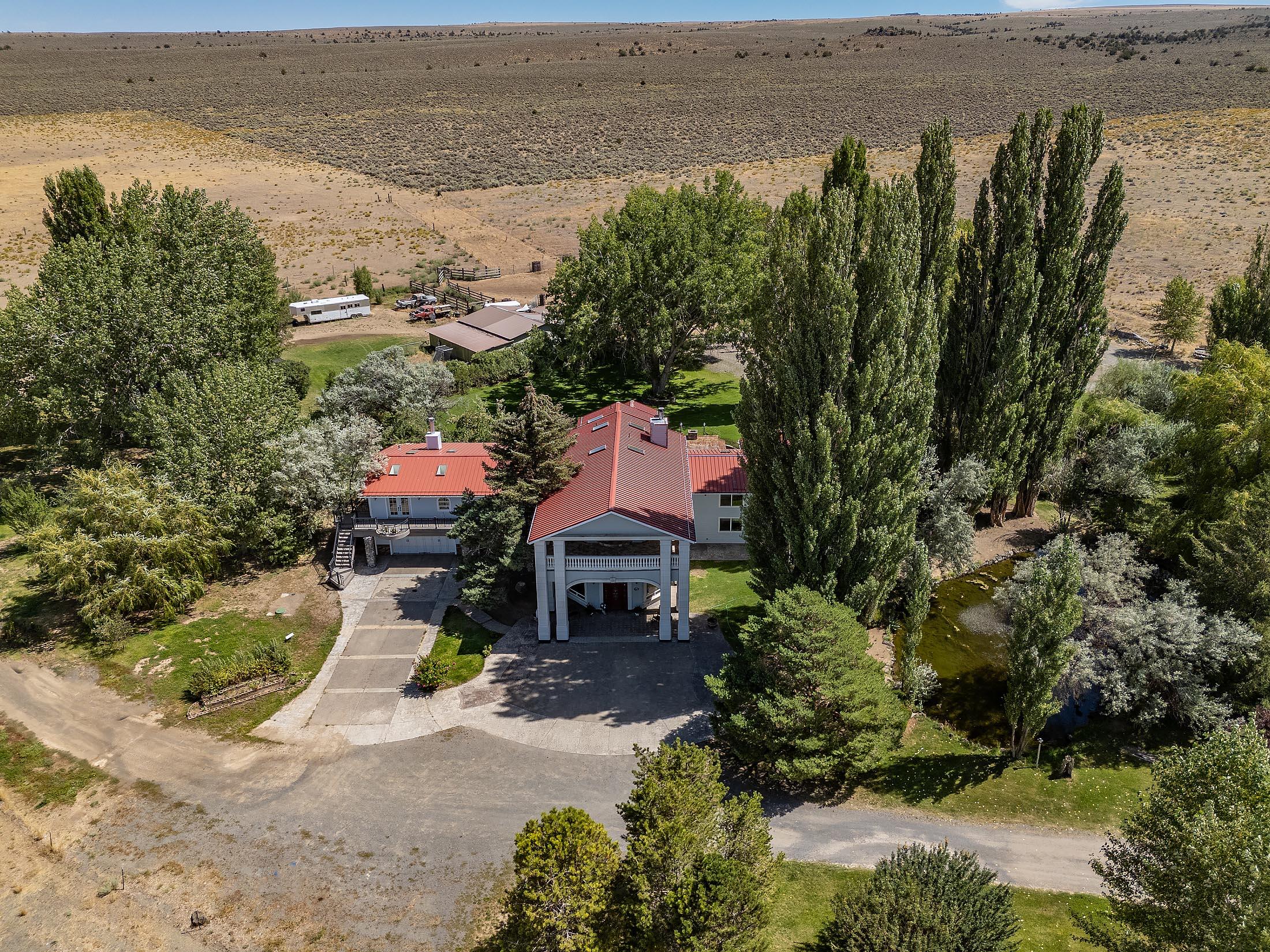59047 Old Lake Road Christmas Valley, OR 97641 - Photo 51 of 55 Aerial view of home