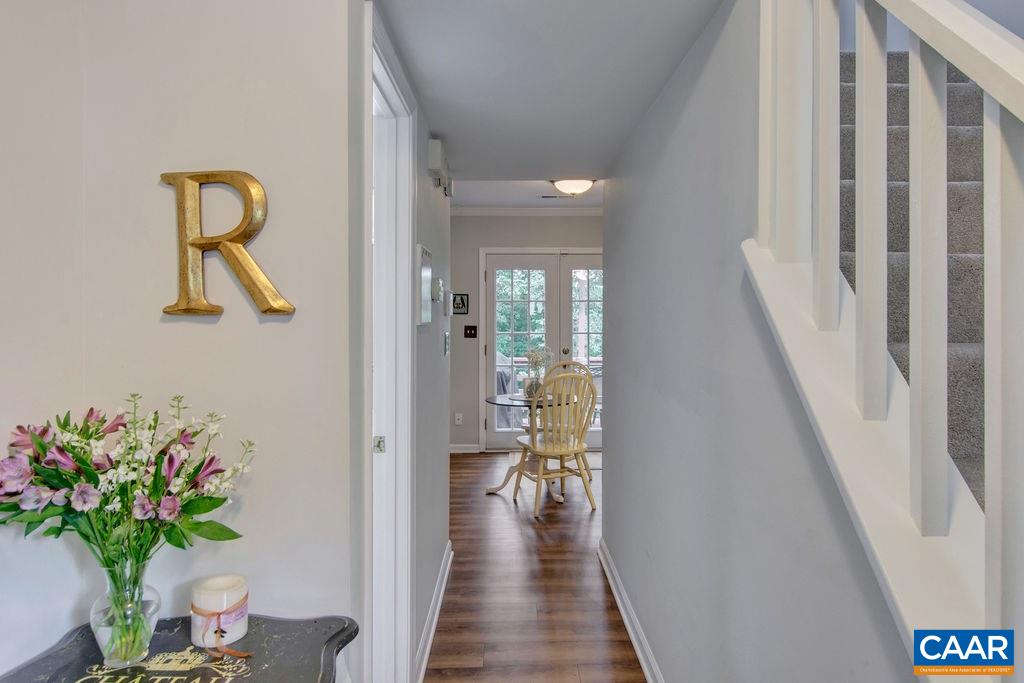 809 Harris Road Charlottesville, VA 22902 - Photo 6 of 39 a view of entryway and hall with wooden floor