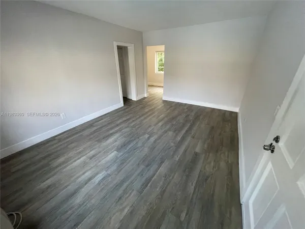 wooden floor in an empty room