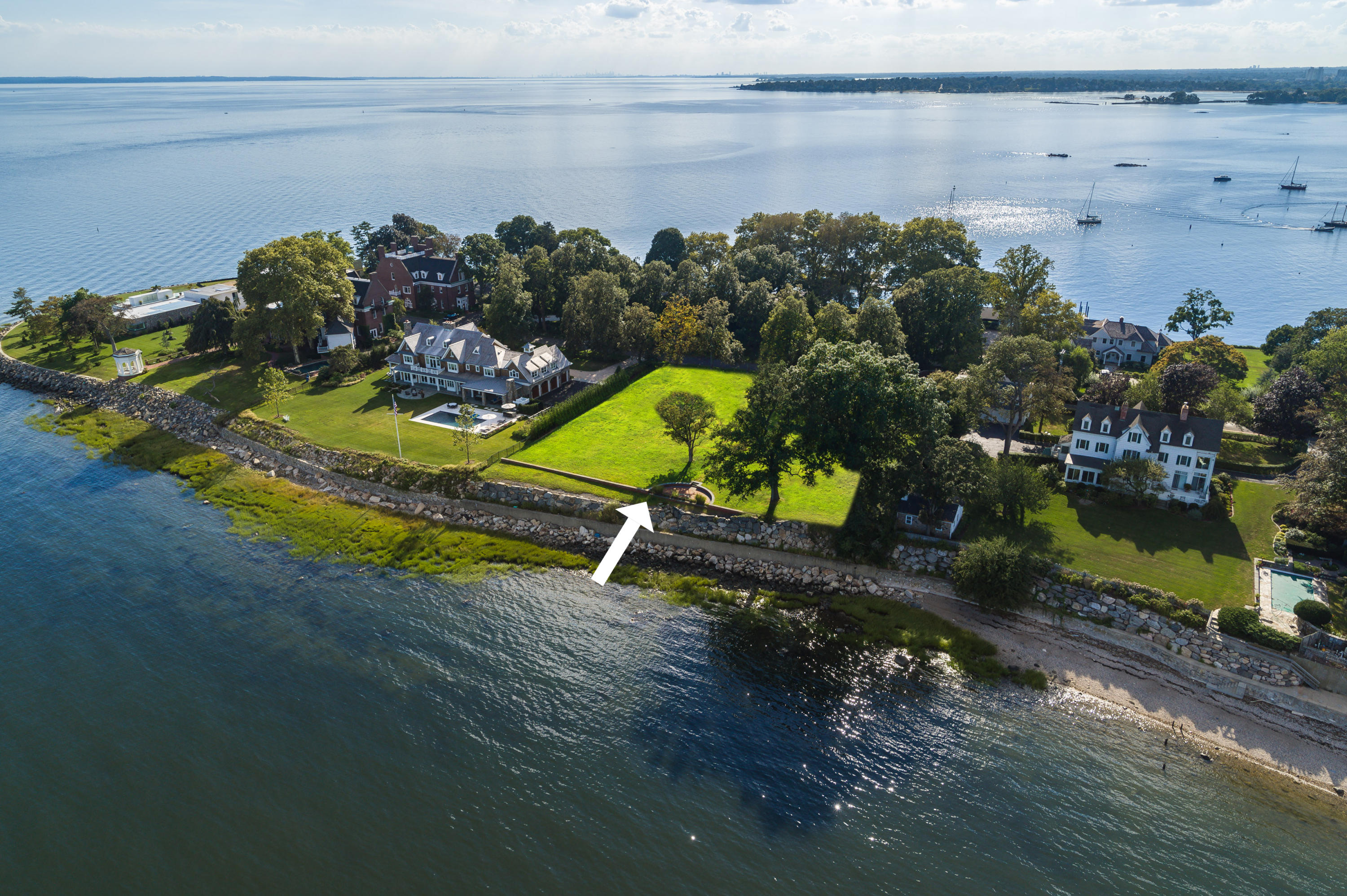 241 Long Neck Point Road Darien, CT 06820 - Photo 3 of 29 a view of a lake