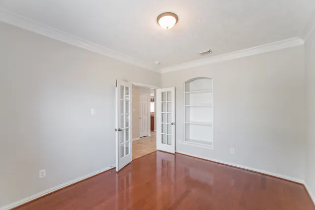 wooden floor in an empty room