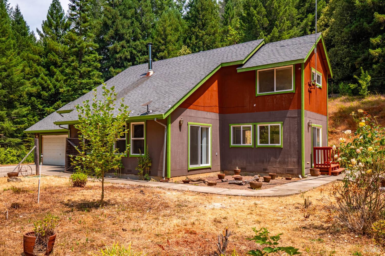 44150 Nash Mill Road Philo, CA 95466 - Photo 2 of 29 a view of a yard in front of a house