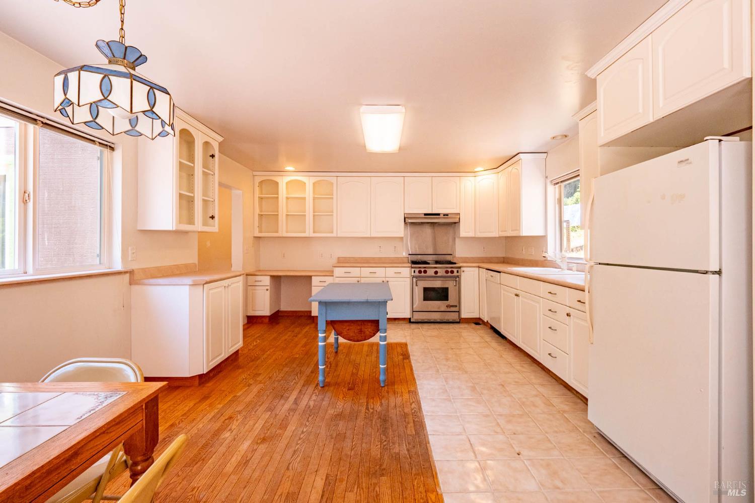 44150 Nash Mill Road Philo, CA 95466 - Photo 9 of 29 a kitchen with stainless steel appliances a refrigerator sink and cabinets
