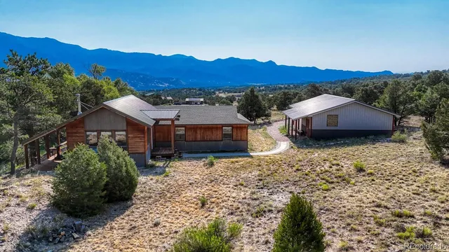 a view of house with mountain view