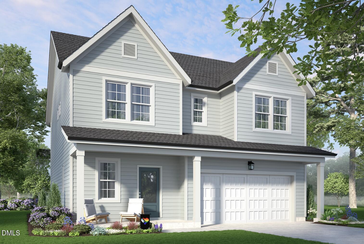 2015 Pollinator Place Mebane, NC 27302 - Photo 1 of 24 a front view of a house with garden