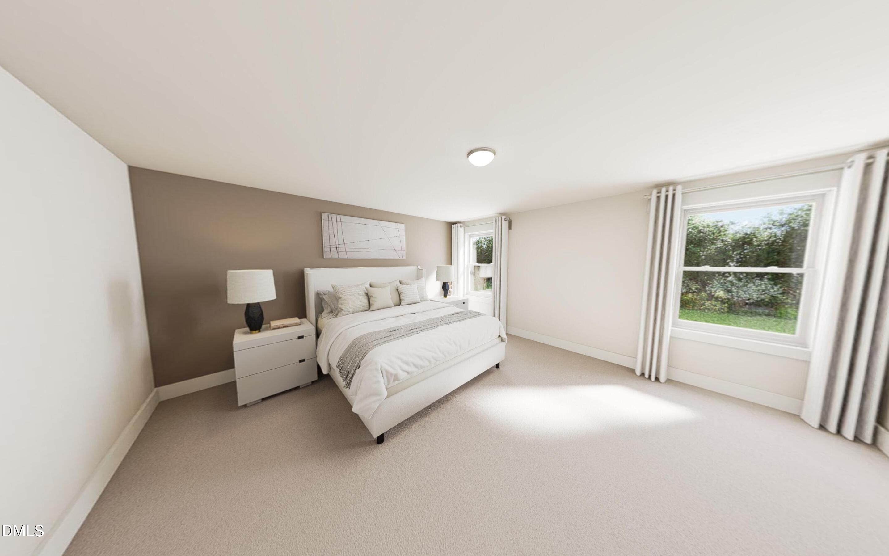 2015 Pollinator Place Mebane, NC 27302 - Photo 9 of 24 a spacious bedroom with a bed and a large window