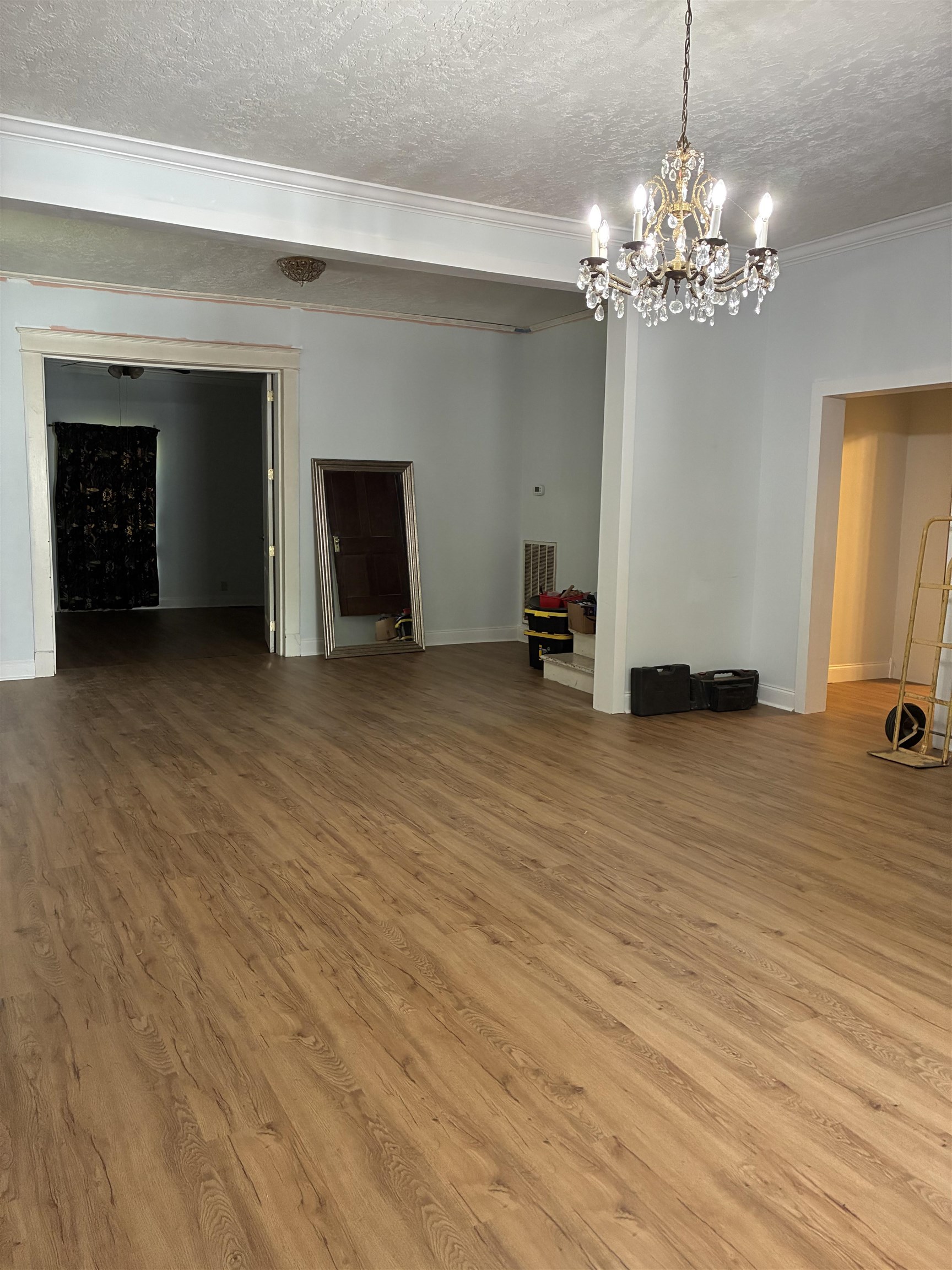 408 East Main Street Newbern, TN 38059 - Photo 2 of 30 a view of a livingroom with a chandelier