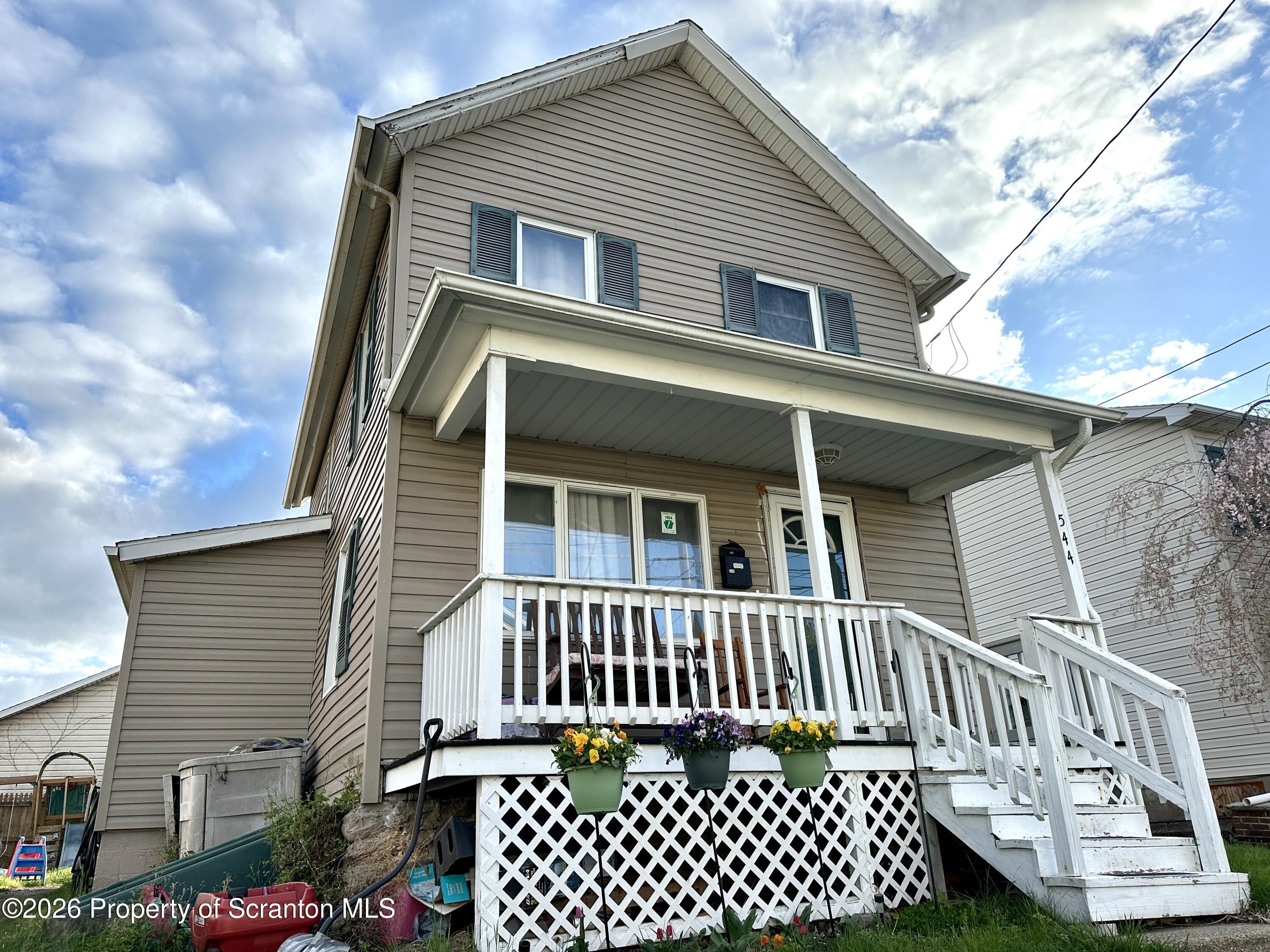 544 Green Street Duryea, PA 18642 - Photo 1 of 14 a view of a house with a yard