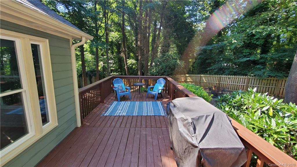 20700 Willow Pond Road Cornelius, NC 28031 - Photo 39 of 47 a view of deck with furniture and trees around