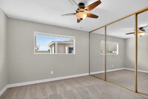 a view of an empty room