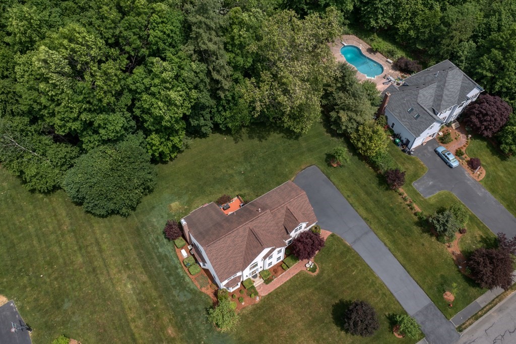 38 Pennock Road Ashland, MA 01721 - Photo 40 of 40 an aerial view of a house with a yard