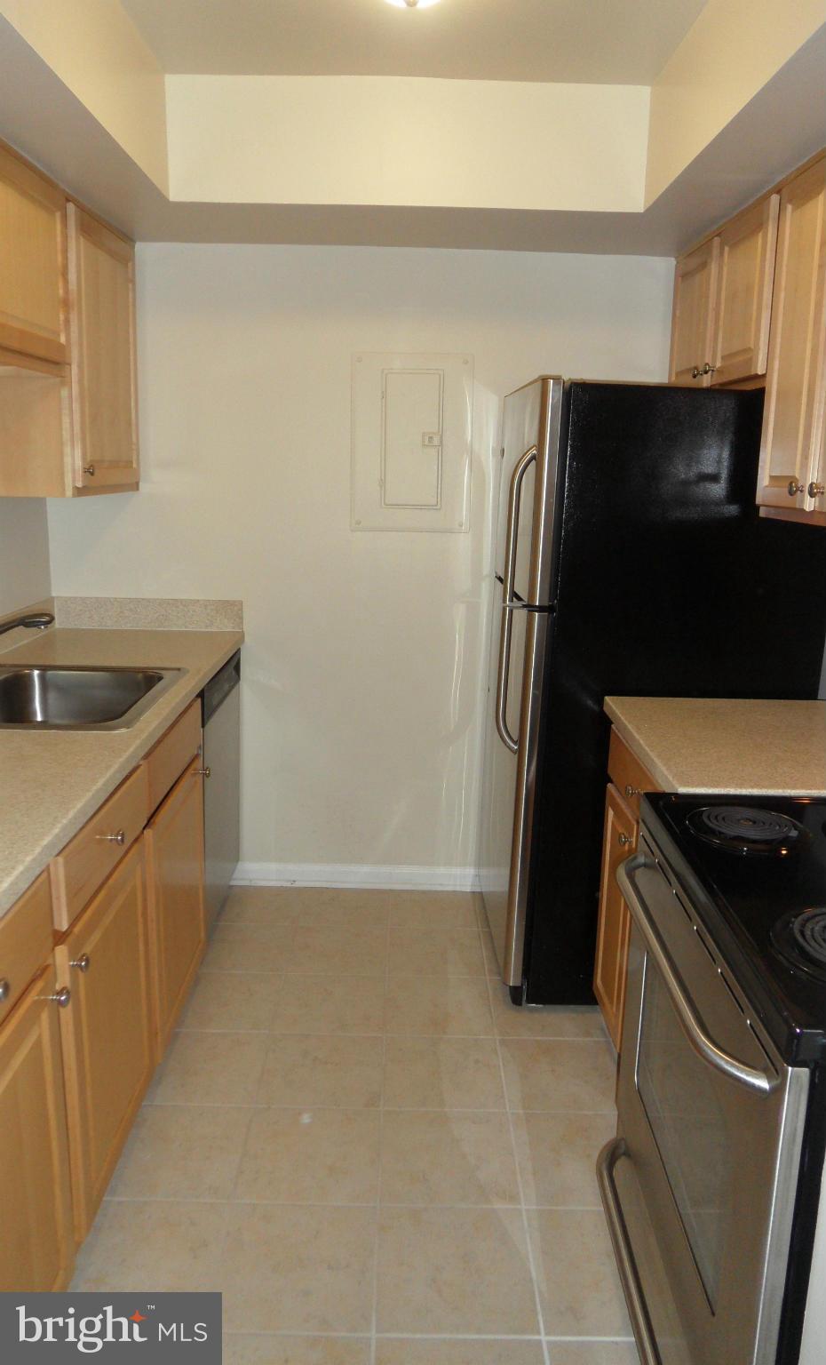 18318 Streamside Drive, Unit 304 Gaithersburg, MD 20879 - Photo 8 of 30 a kitchen with a refrigerator and a sink