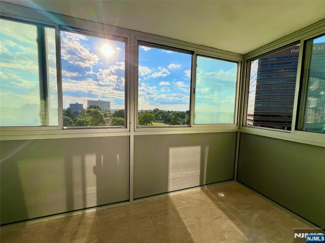 a view of a garden with plants