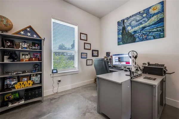 a room with storage and utility