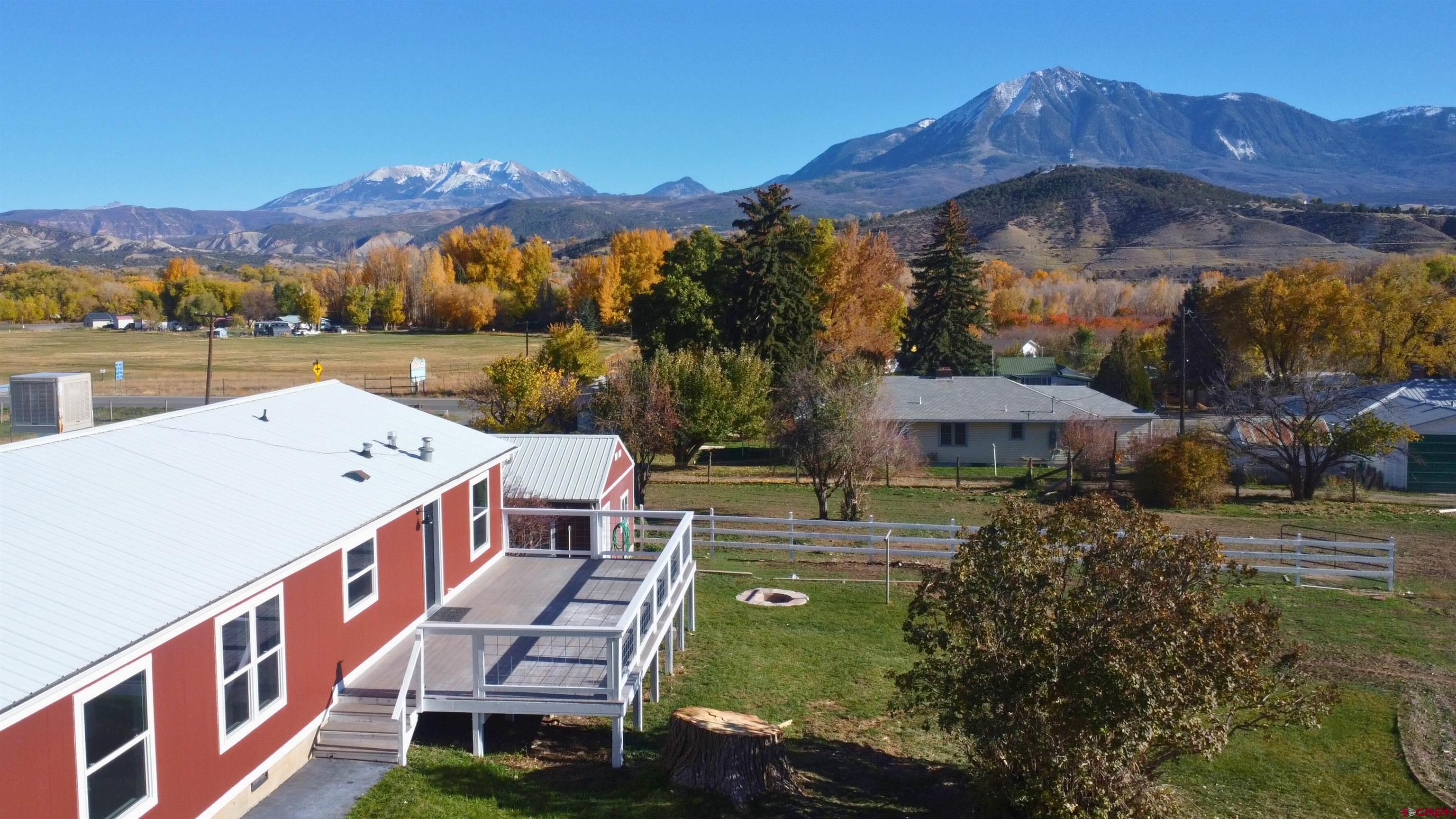 761 Stahl Road Paonia, CO 81428 - Photo 34 of 39 a aerial view of a house with a garden