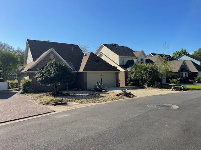 a front view of house with yard