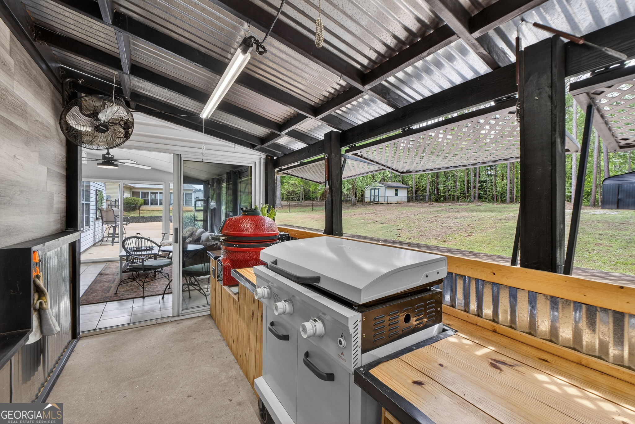417 Stuarts Lane Locust Grove, GA 30248 - Photo 45 of 48 a bedroom with furniture and a large window