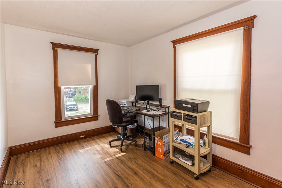 749 Amherst Road Northeast Massillon, OH 44646 - Photo 26 of 41 Office featuring wood finished floors and baseboards