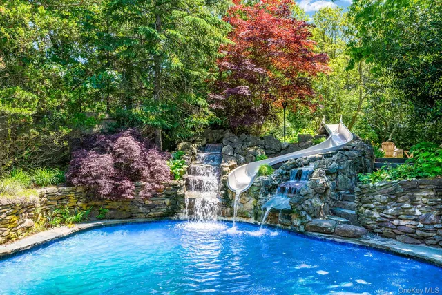 a view of swimming pool with lounge chair