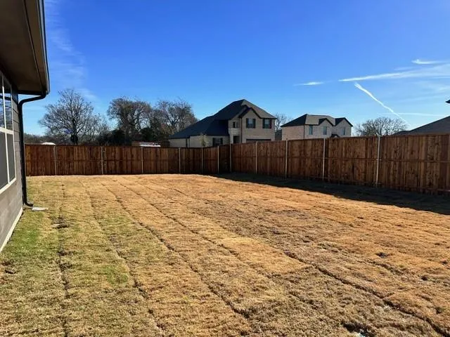 a view of wooden fence