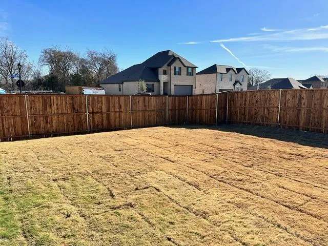 a view of wooden fence