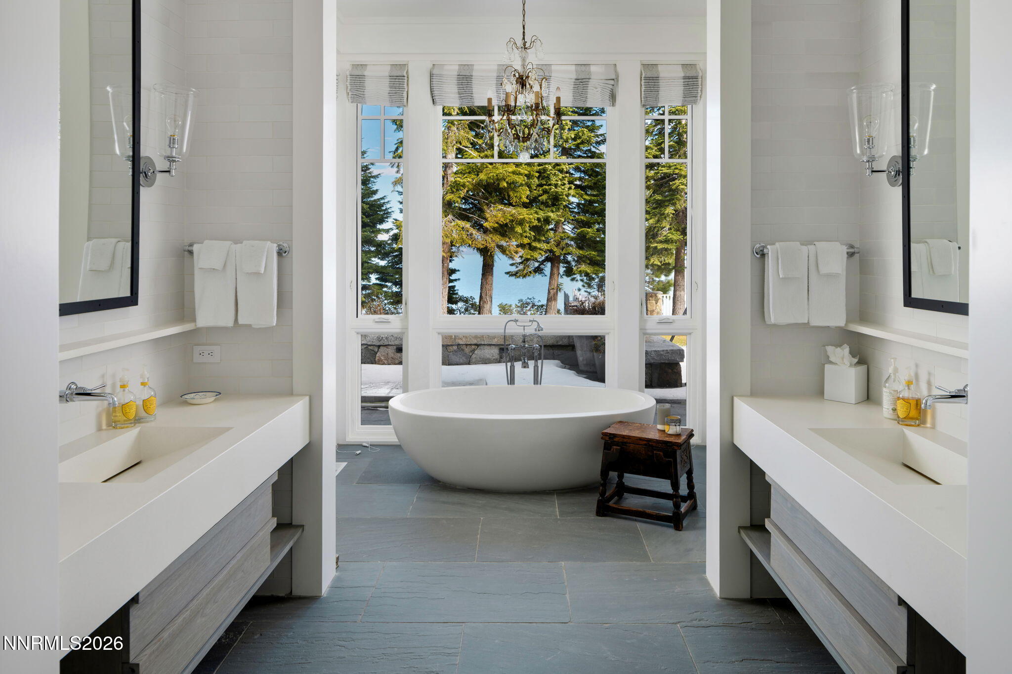 226 4 Ring Road Tahoma, CA 96142 - Photo 20 of 41 a bathroom with a tub sink and mirror