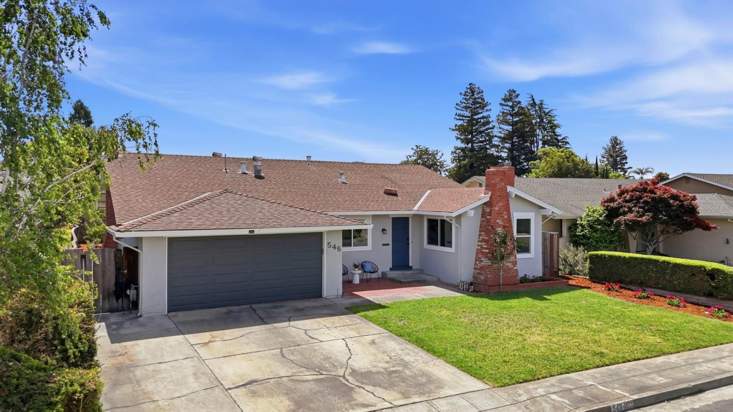 546 Woodstock Way Santa Clara, CA 95054 - Photo 20 of 24 front view of a house with a yard