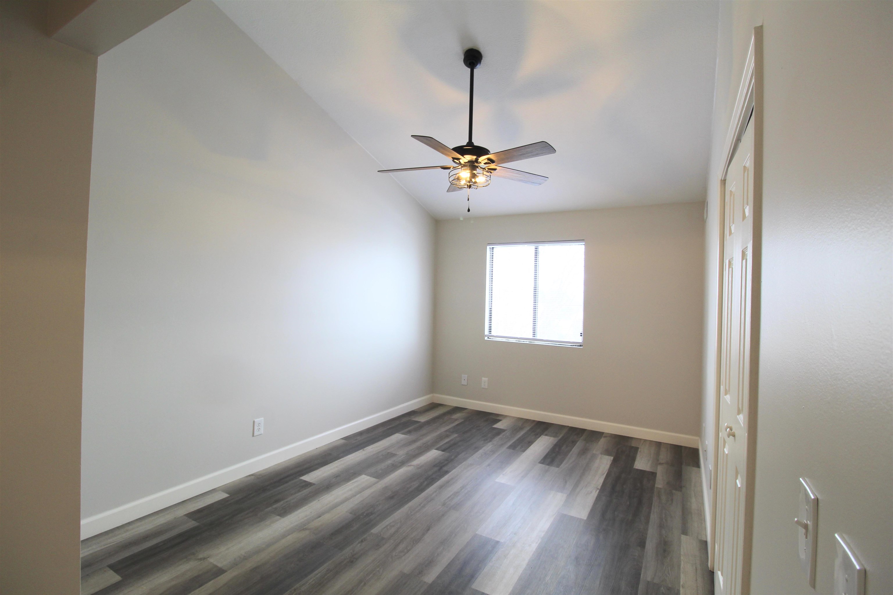 1116 Blue Ridge Drive, Unit 10 Harrisonburg, VA 22802 - Photo 19 of 20 a view of room with window ceiling fan and hardwood floor