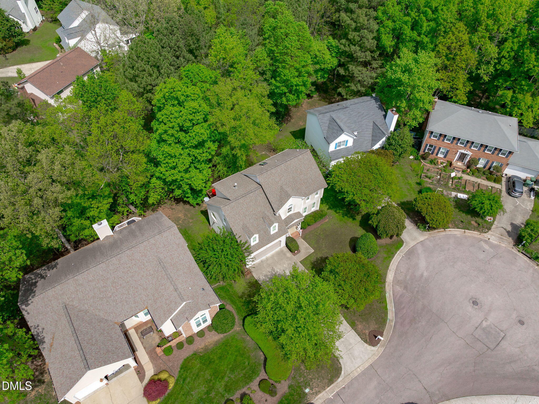 104 Lost Tree Lane Cary, NC 27513 - Photo 47 of 54 an aerial view of a house with outdoor space and street view