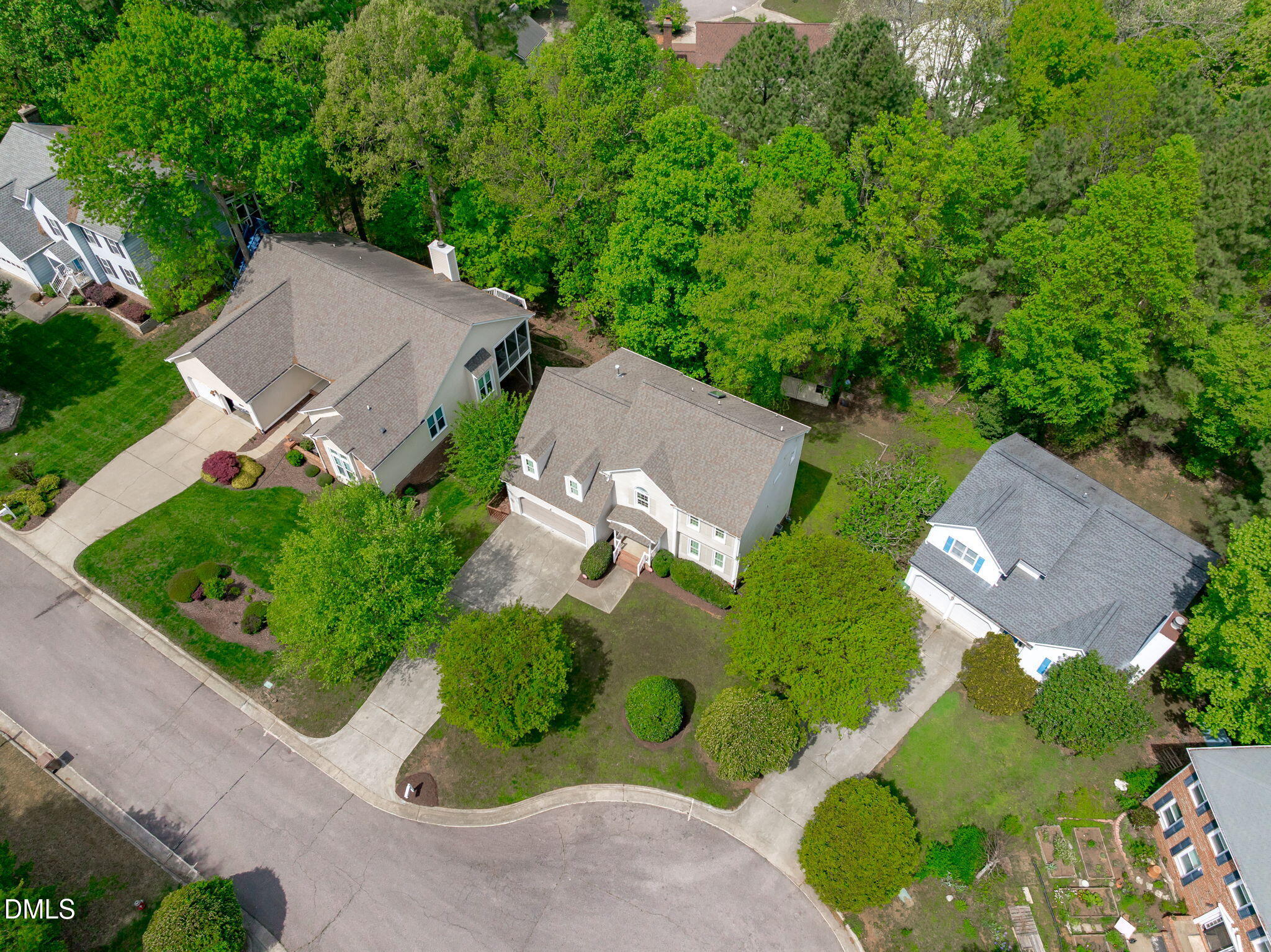 104 Lost Tree Lane Cary, NC 27513 - Photo 49 of 54 an aerial view of a house