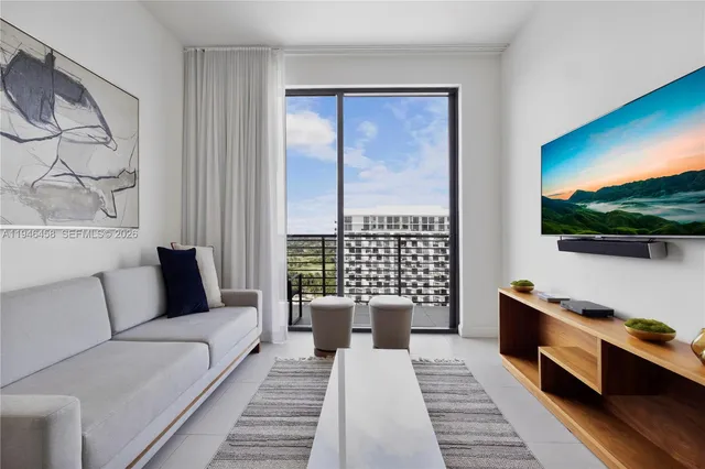 a view of city from a balcony