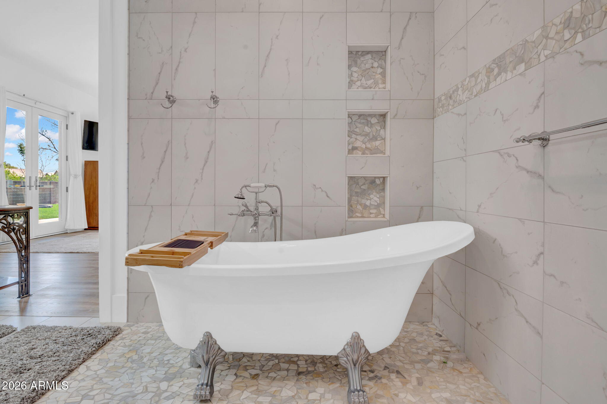 159 East Water Tank Road Gilbert, AZ 85296 - Photo 23 of 45 a white bath tub sitting in a bathroom