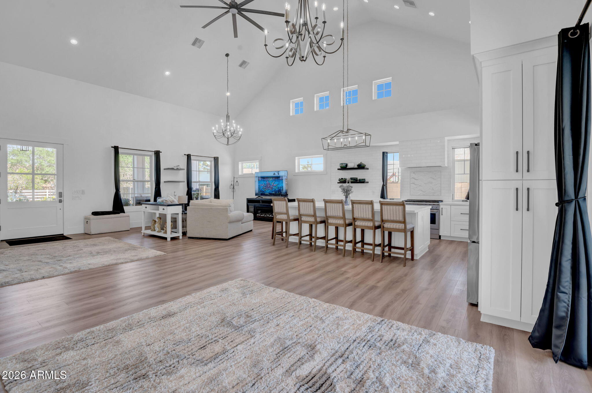 159 East Water Tank Road Gilbert, AZ 85296 - Photo 10 of 45 a living room with furniture and wooden floor