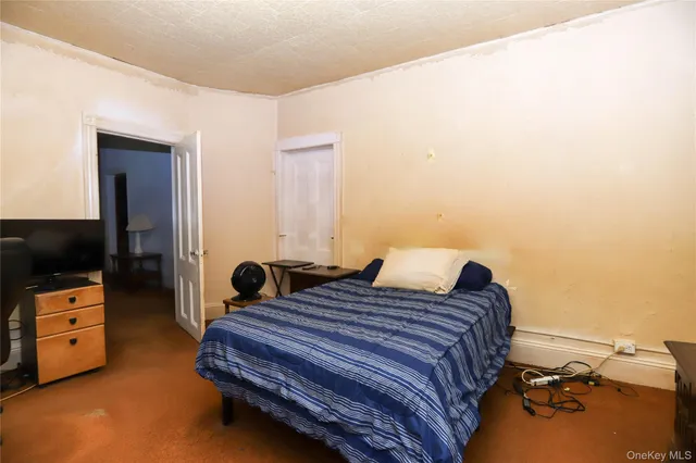 a room with furniture and a window