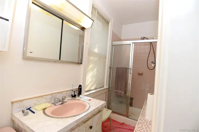 a view of a balcony with an outdoor space