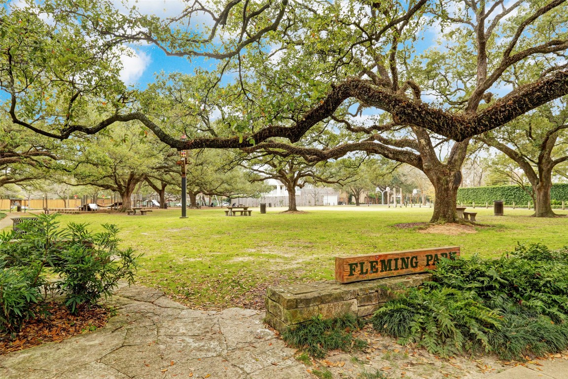 2308 McClendon Street, Unit 1 Houston, TX 77030 - Photo 15 of 15 Fleming Park is in the area!