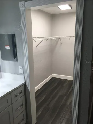 a view of walk in closet