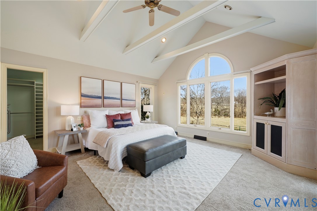 805 Rockford Road Manakin-Sabot, VA 23103 - Photo 27 of 46 a bedroom with a large bed and a couch