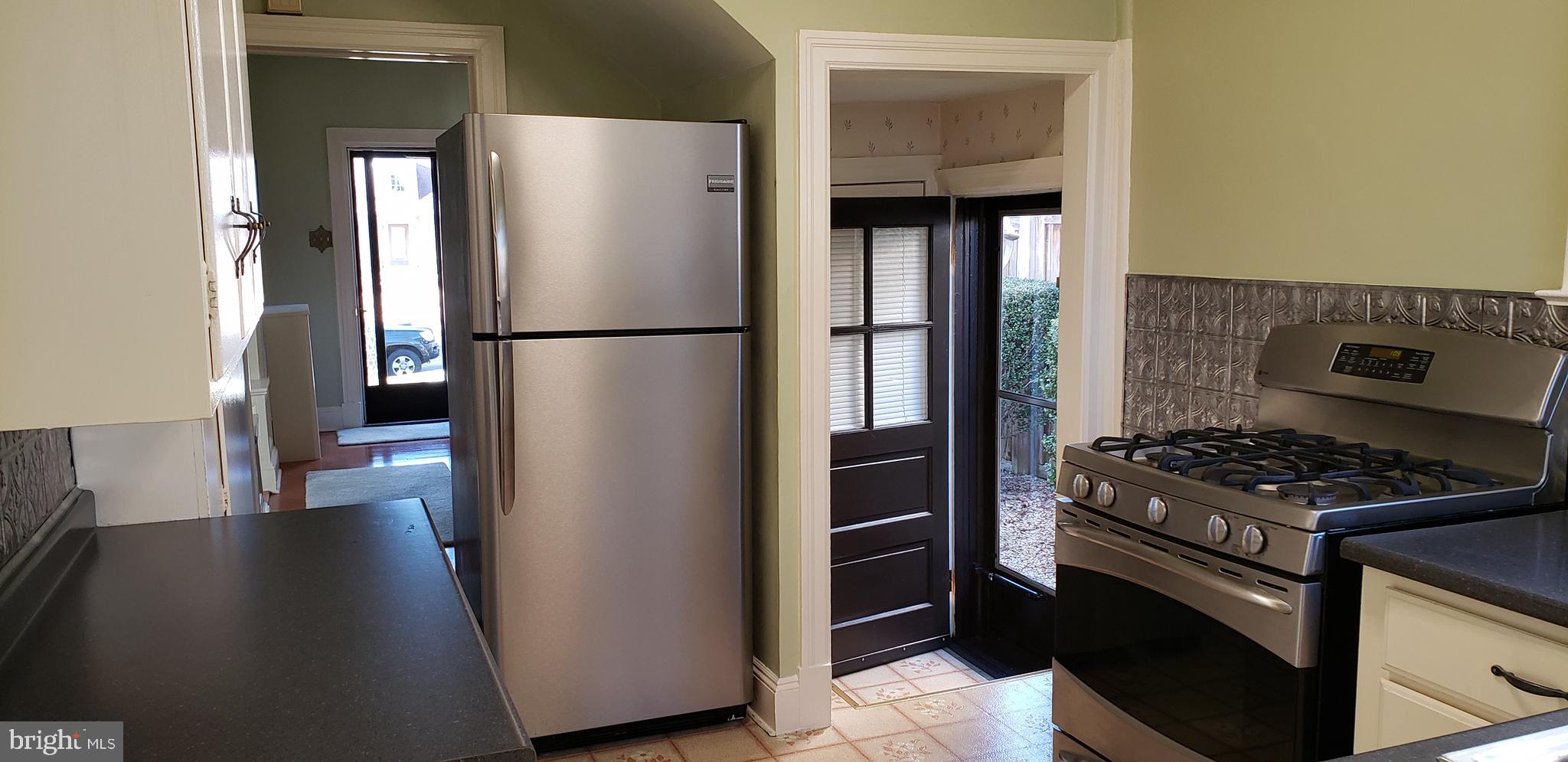 116 Renfrew Avenue Trenton, NJ 08618 - Photo 15 of 36 Working Kitchen with side door to yard