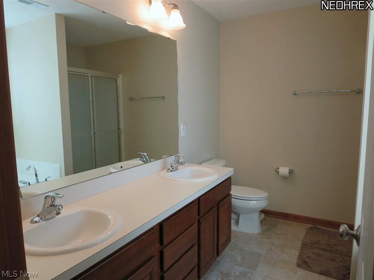 3548 Case Road Avon, OH 44011 - Photo 16 of 25 master has double sink, the soaking tub and shower.
