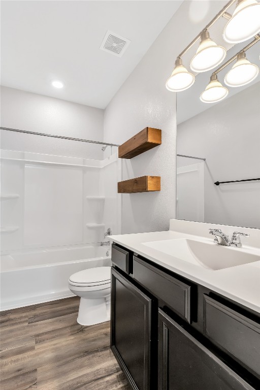 105 Bell Rings Drive Jarrell, TX 76537 - Photo 19 of 22 a bathroom with a sink a toilet and shower