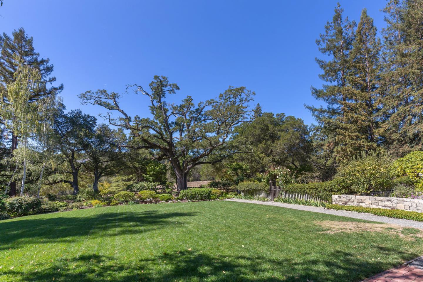 176 Harcross Road Woodside, CA 94061 - Photo 9 of 13 a view of a field with a tree