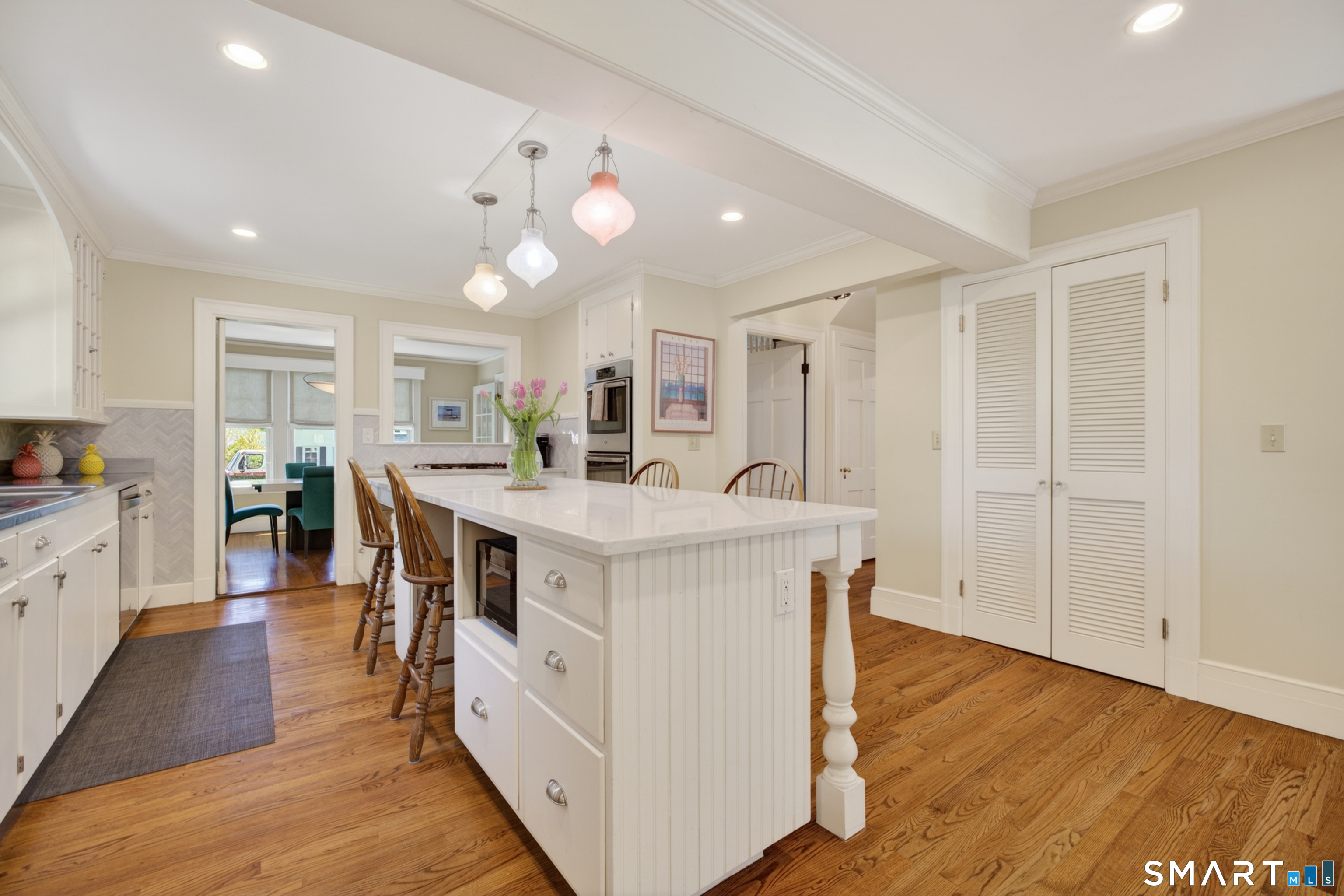 10 Prospect Street Groton, CT 06355 - Photo 10 of 40 a view of a kitchen counter space and wooden floor
