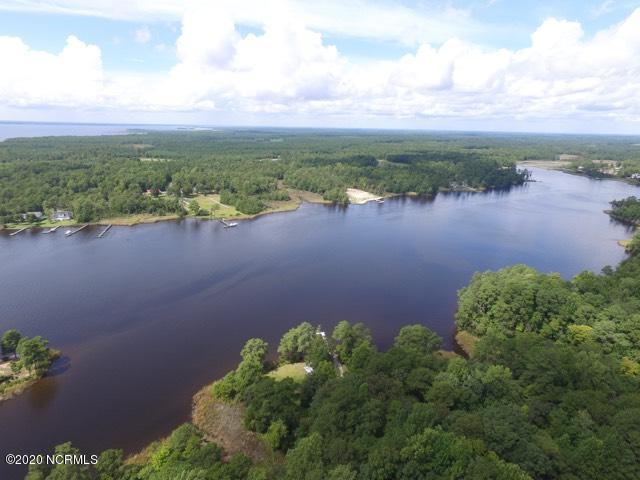 741 Log Cabin Road Arapahoe, NC 28510 - Photo 5 of 7 Drone up Baird Creek