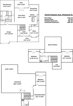 $489,900 | 1616 Kassen Avenue, Mahomet, IL 61853