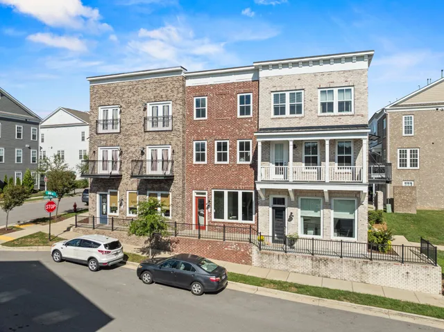 a car parked in front of a building